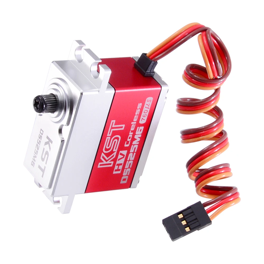 KST DS525MG 8,4V 7,5kg 0,04sek HV Digitaler Metallgetriebe-Kernlos-Servomotor – Detail 7