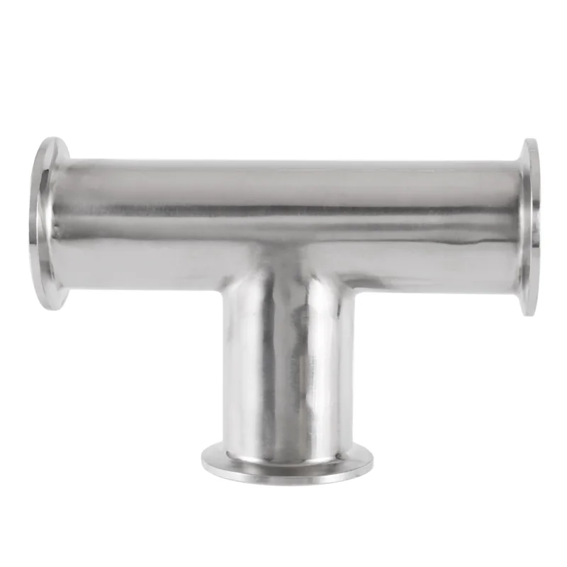 ABRW-3 Pezzi 1.5 Pollici 38 Millimetri Sanitario Tri Morsetto 3 Vie Tee In Acciaio Inox 304 Ghiera Sanitaria Tee Connettore Raccordo Per Tubi