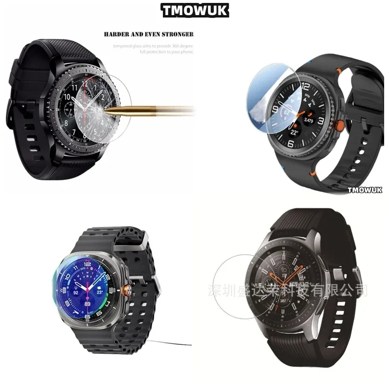 

Для Samsung Galaxy Watch8 Classic, твердость 9H, HD, прозрачная, антибликовая, закаленная стеклянная пленка для экрана TMOWUK