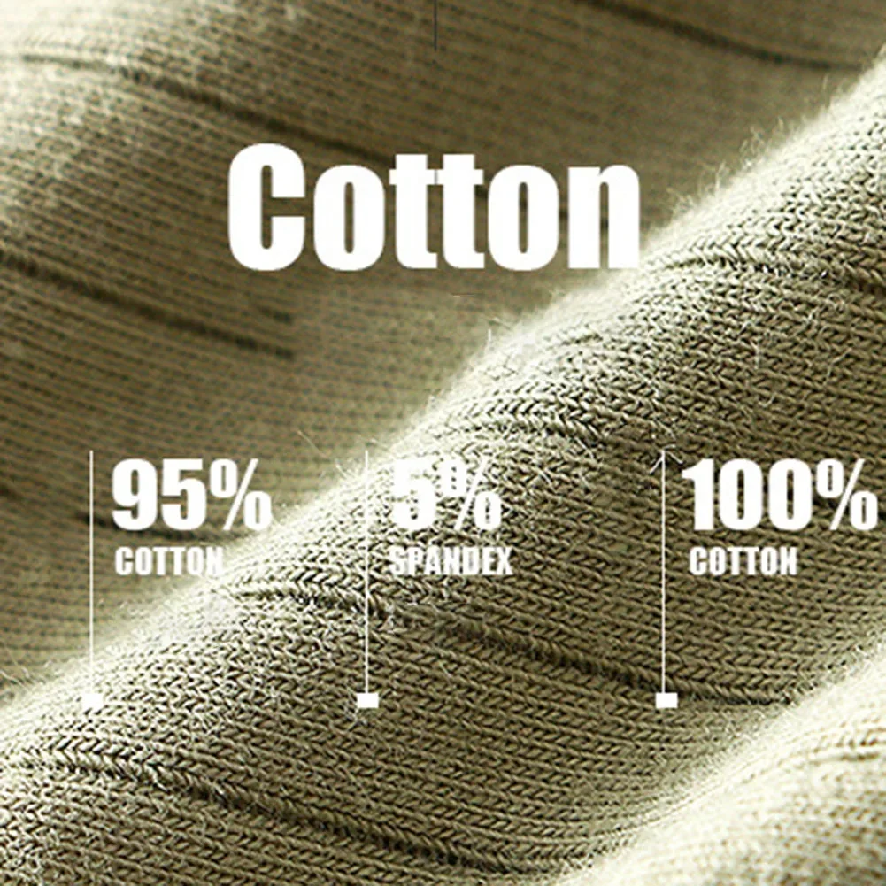 Daily Men Solid Color Striped 95% Cotton Briefs Middle Waist Breathable U Convex Pouch Underpants Underwear