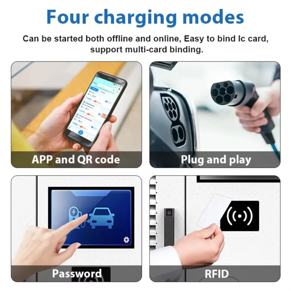 Manufacturers 55-Inch Large Advertising Touch Screen OCPP Charger Pile 180kw 240kw Fast DC EV Charging Station