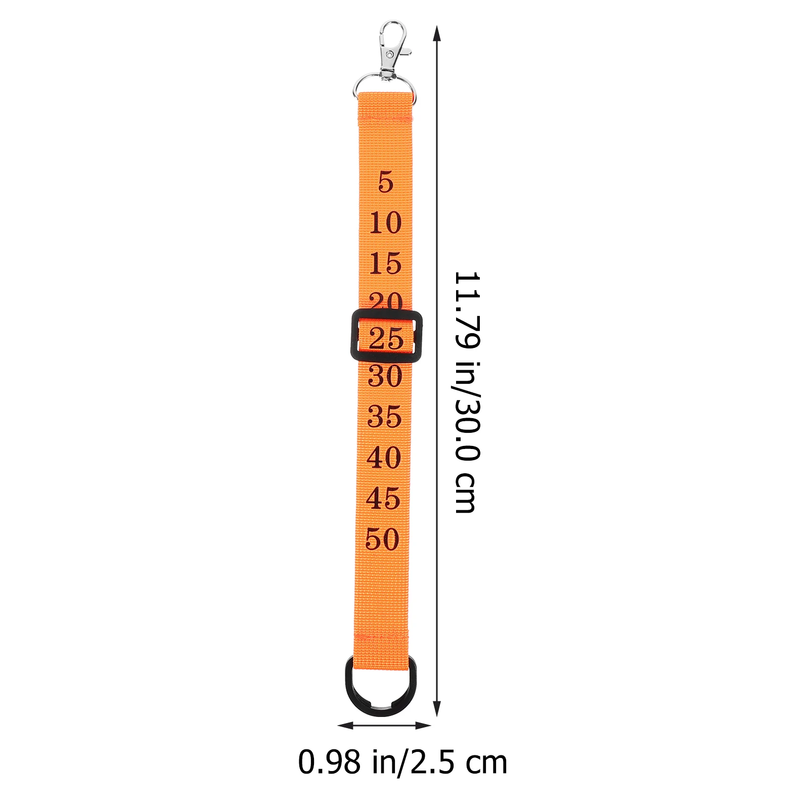 

4pcs Football Chain Clip Orange Referee Gear Set Numbered Wristband Accessory Durable Smooth Soccer Equipment