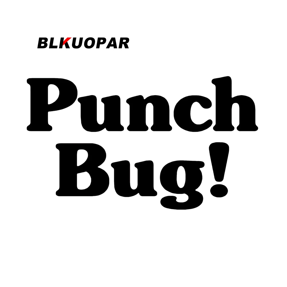 

BLKUOPAR Punch Bug Car Sticker Scratch-proof Original Fashionable Waterproof Creative Funny Motorcycle Helmet Decor Car Styling