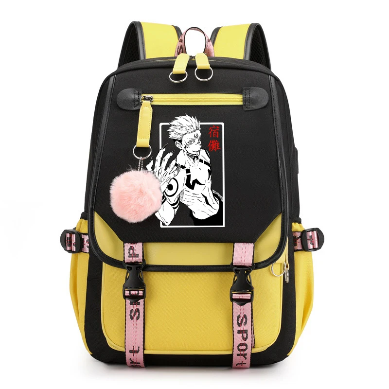 Anime Ryomen Sukuna Print Bookbag Backpack Woman Daypack Teen Boy Girl Bags Laptop/Travel Bags