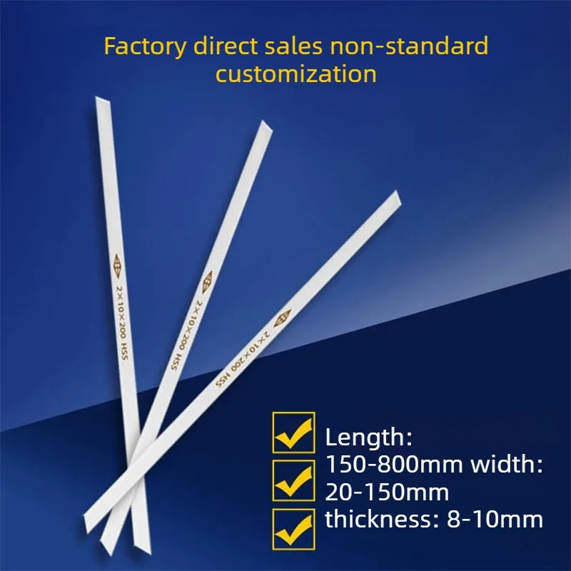 

Super Hard HSS High Speed Steel White Steel Bar Turning Tool Welding Cutter Lathe Tool Bit Square Bar for Metal Lathe
