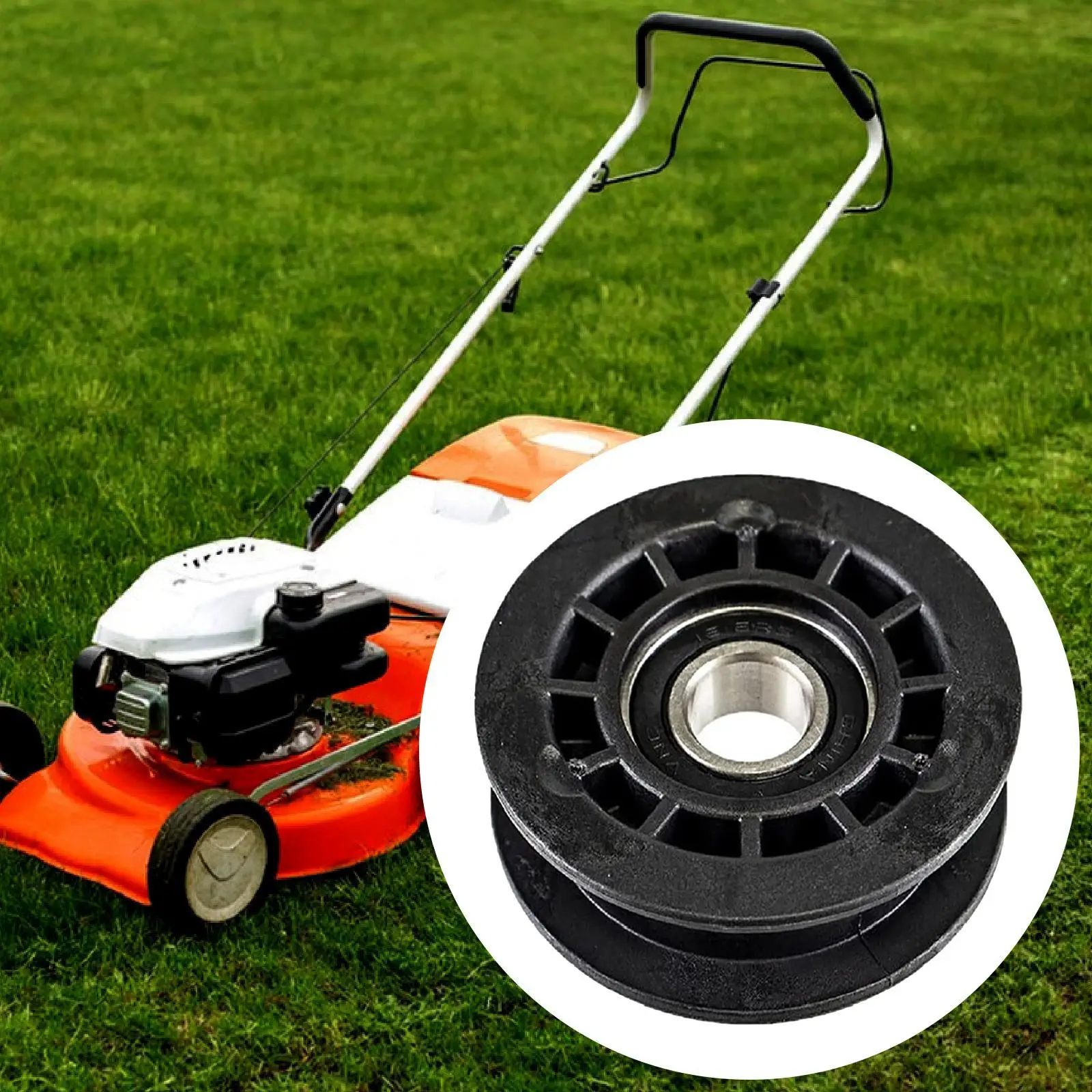 

Lawn Mower Idler Pulley Lawn Mower Accessory Sturdy 580364301 Replace for HU725awd/bbc HU700awd HU725awdh HU800awdx/bbc HU675awd