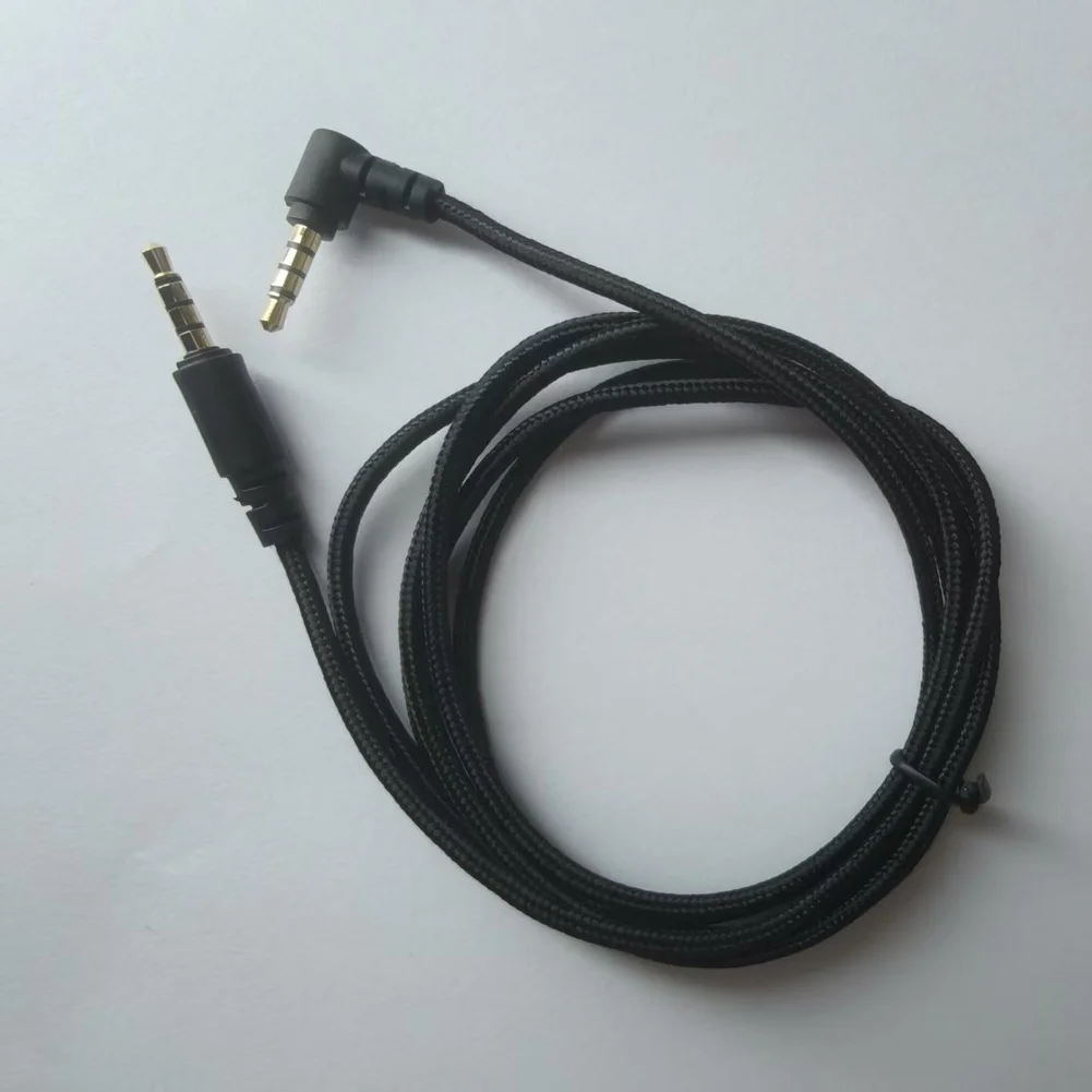 Headphone Cable Compatible with For RAZER For Nari and BlackShark V2 Pro Featuring Gold Plated 3.5mm Connectors