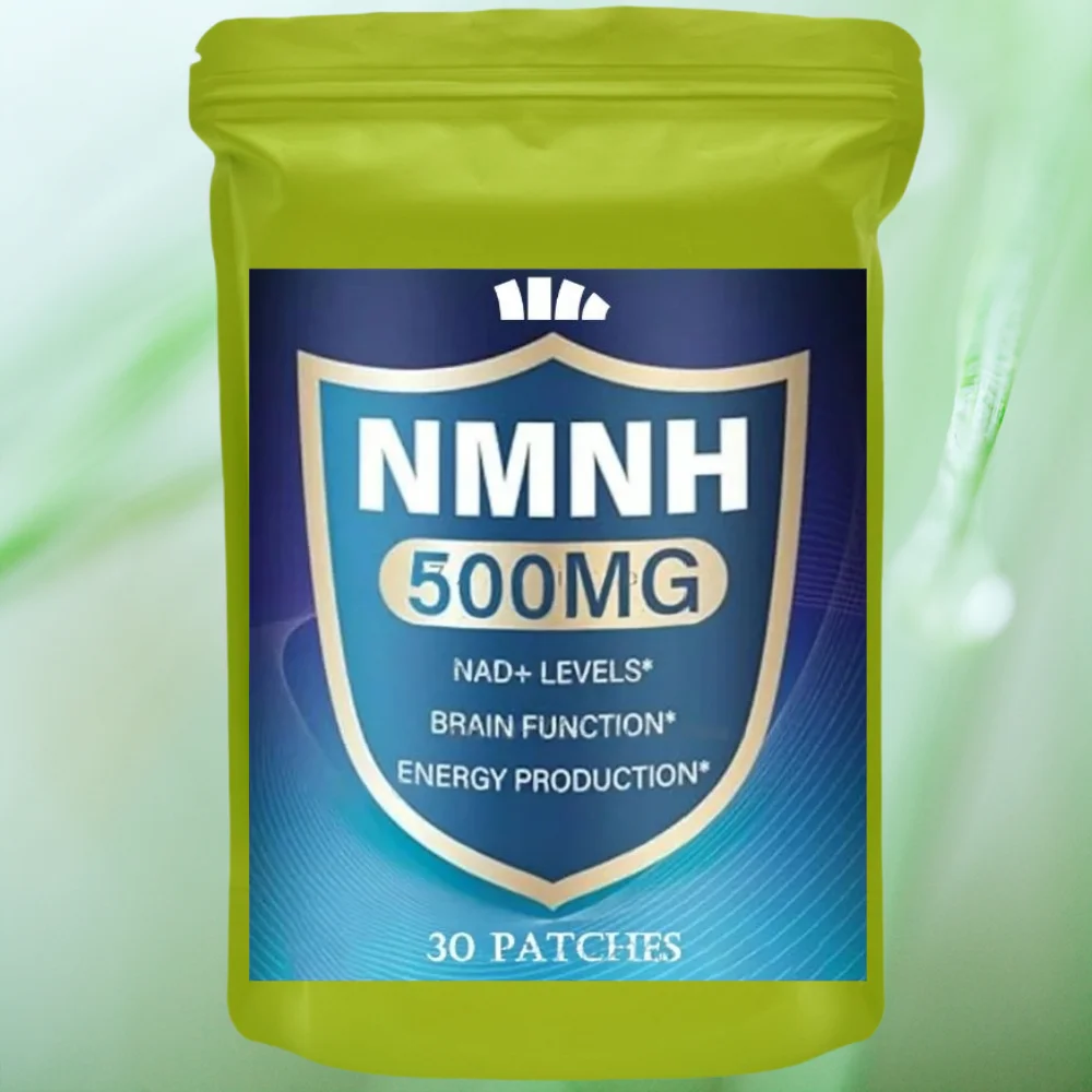 NMNH Transdermal Patches with NAD Resveratrol PQQ for Anti-Aging, Energy, Focus 30 Patches