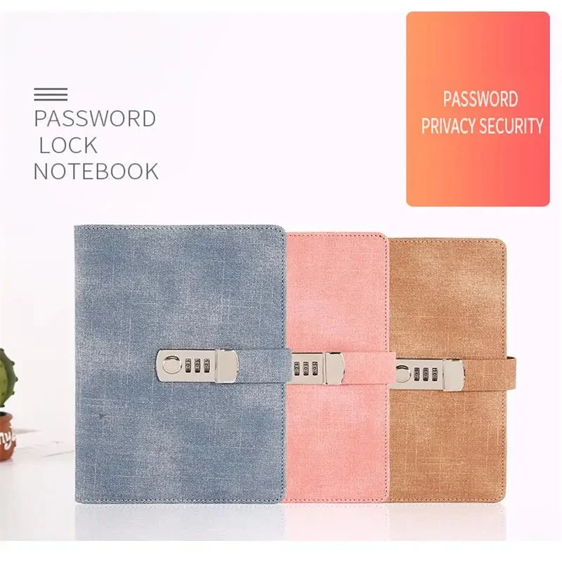 Protecting Secrets 200-Seiten-Passwort-Notizbuch, Retro-A5-Notizbuch, sicheres Tagebuch, glattes Schreiben, schmutzabweisendes Handbuch, Büro