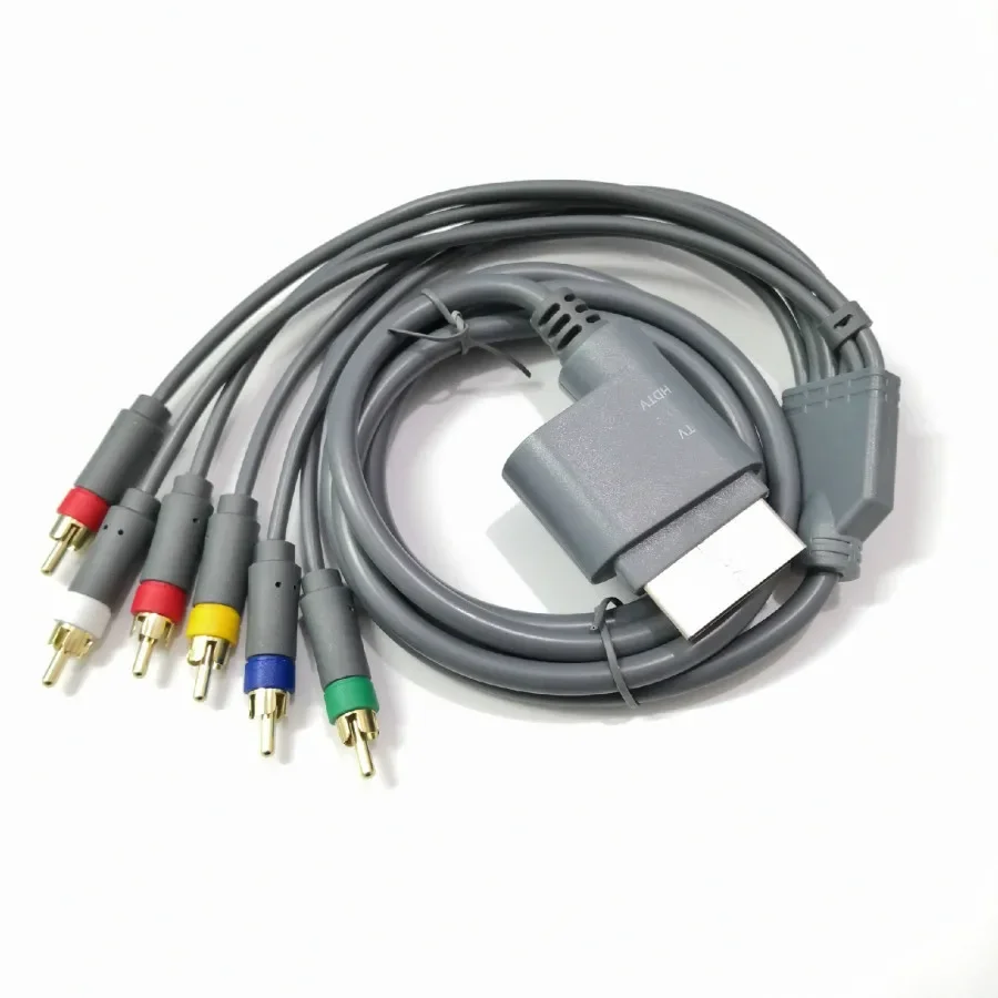 1.8m HD TV Composite Component Cord AV Audio Video Cable 6 RCA for Microsoft  Xbox 360 Console