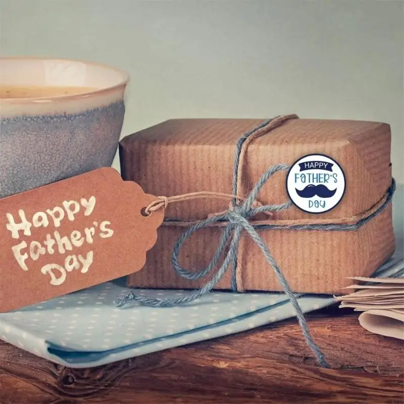 K1AA Round Dad Dad Dad Dox's Dead Devinative Devinative Devative Envelope Seal Deaptive Dear's Dead Disal Sticker for party