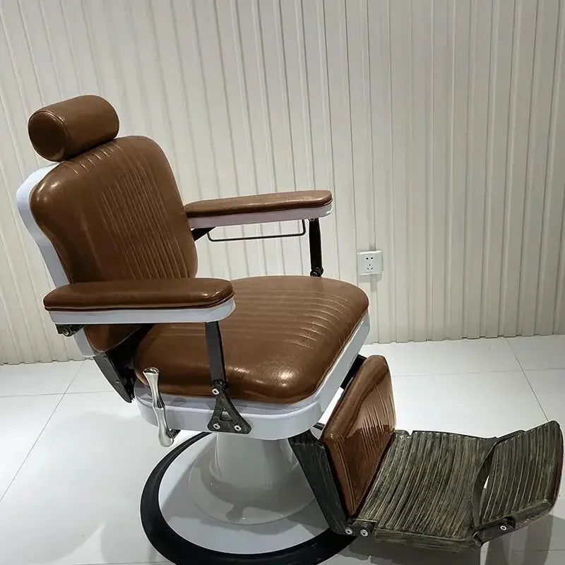 كرسي حلاق اقتصادي احترافي بتصميم عصري قابل للتعديل، منتجات فاخرة عالية الجودة، أثاث صالون تصفيف الشعر