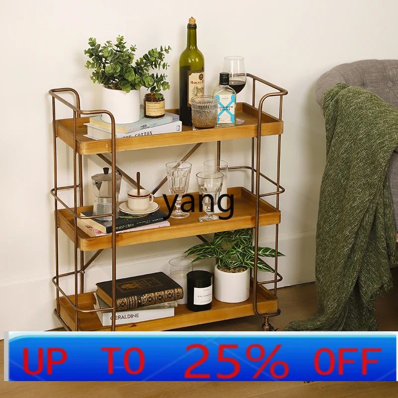 LTT household snack trolley rack multi-layer convenient