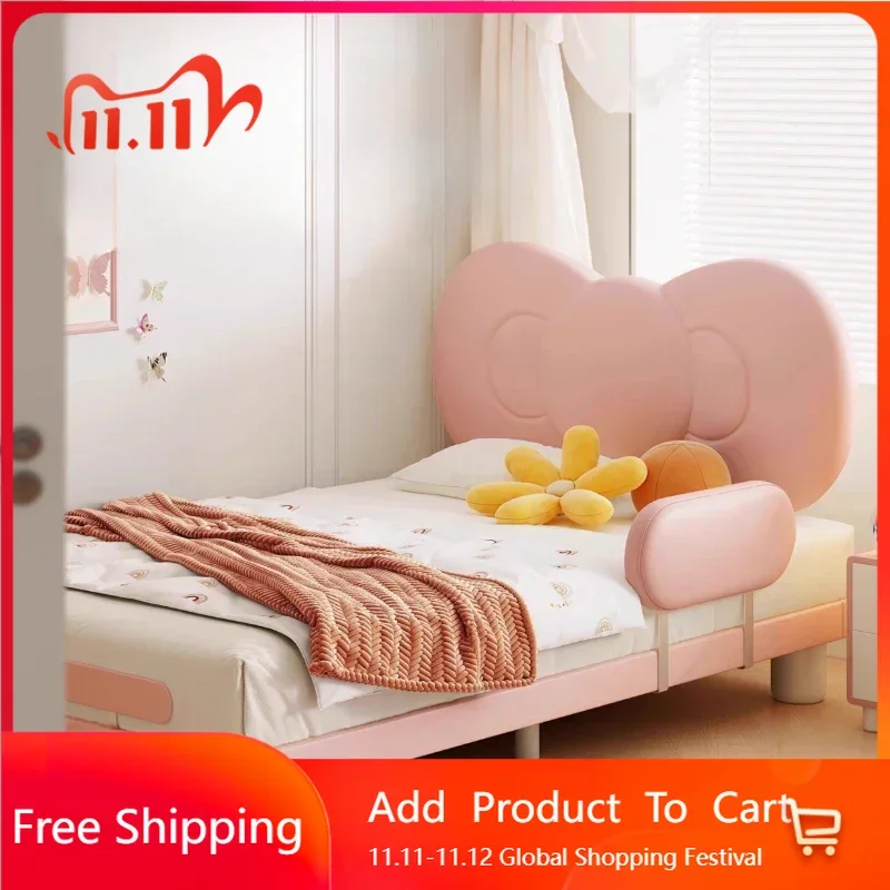 

Мягкая кровать для девочек в стиле постмодерн, детская современная дизайнерская компактная детская кровать, одинарный лофт, европейская мебель для входа Cama Queen Size