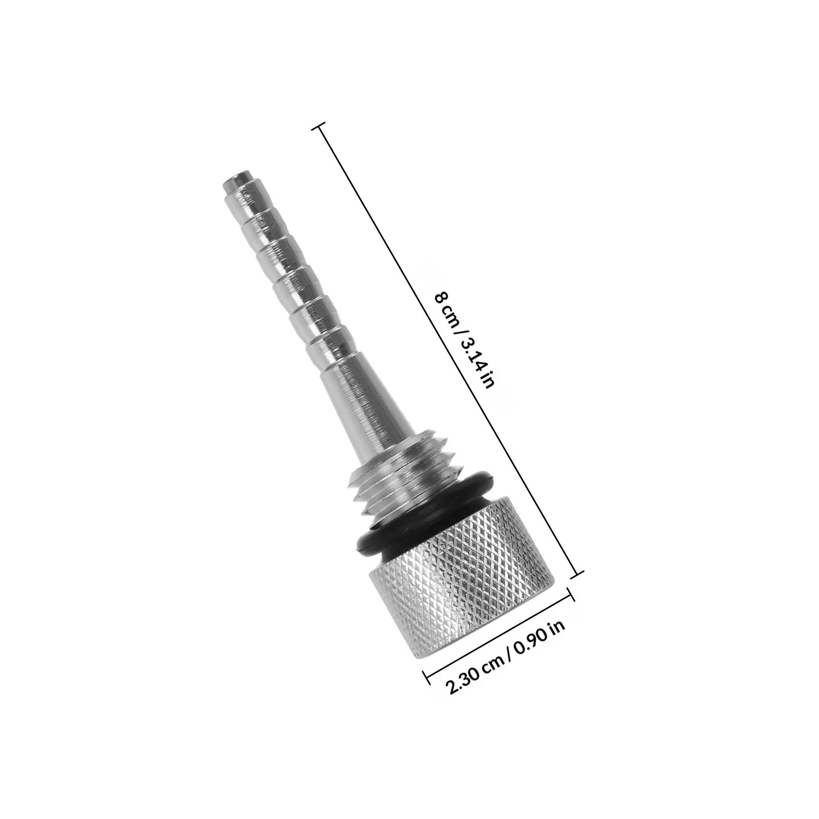 Aluminum Alloy Threaded Magnetic Oil Dipstick for 3500W Inverter Generator Easy Installation Engine Oil Level Check Automotive