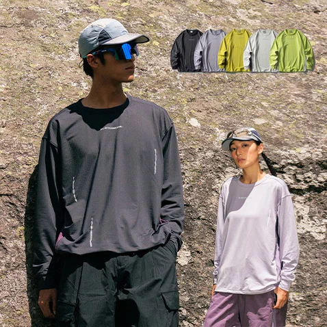 Unisex Night Running Reflective Long Sleeve T‑Shirt Waffle Quick Dry High Stretch Sport Top Thumb Cuffs Drawstring Hem
