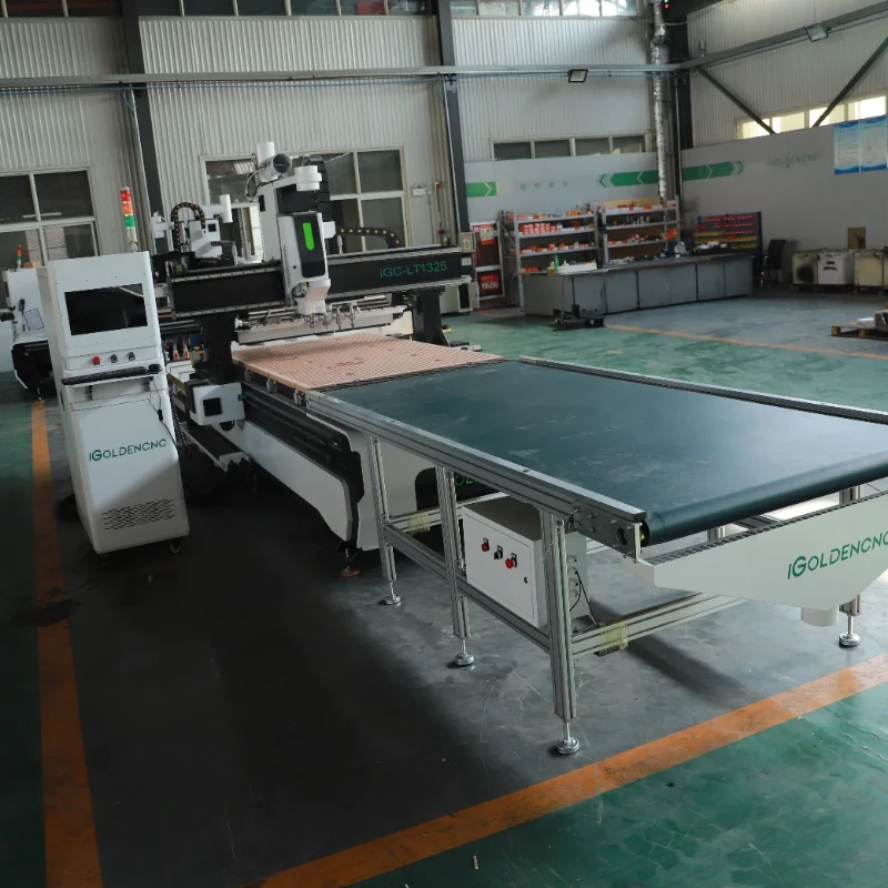 Furnitur kayu pabrik otomatis garis untuk memotong sel bersarang mesin kabinet mebel pabrik pekerjaan kayu pintar