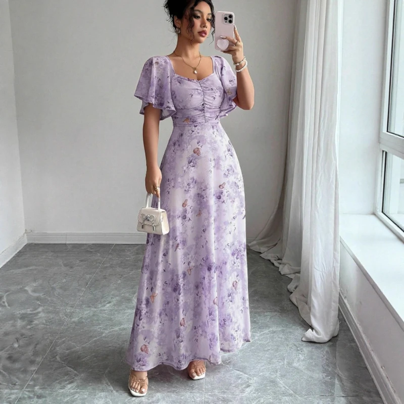 white christmas dresses Cotton Red Maxi Dress - All Dresses main image 1