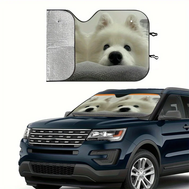 1Pcs Car Windshield Sun Shade With Playful Design, Easy Installation, Fit Car Accessories, Suitable For Rvs And Suvs