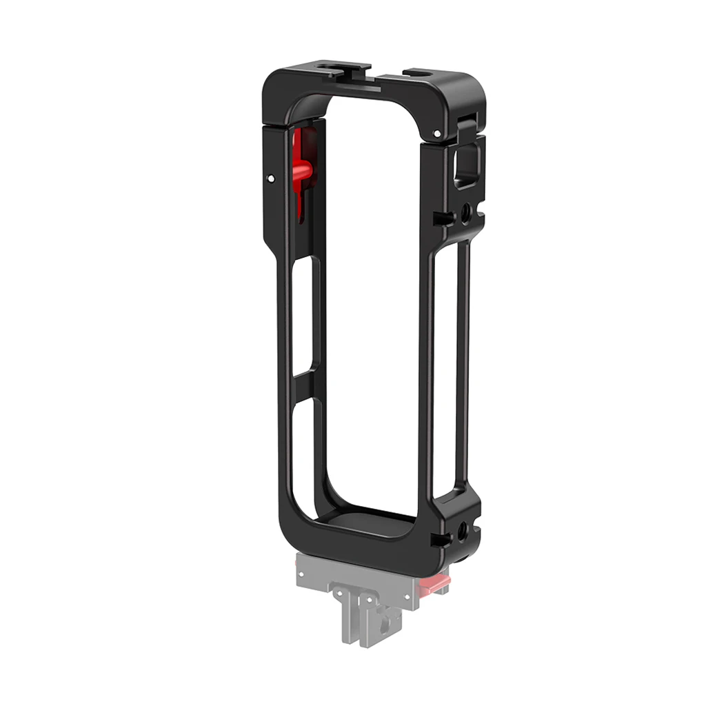 Für Insta360 X5 Erweiterung Fall Metall Schutz Rahmen Mit Kalten Schuh Halterung Magnetische Basis für Insta 360X5 Kamera Käfig Rig – Detail 32