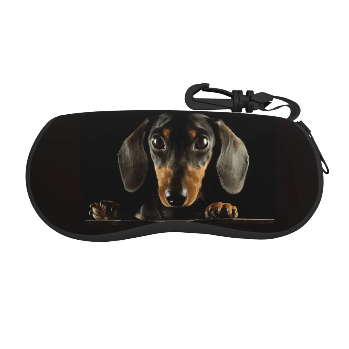 Dachshund Dog Wiener Sausage Doxie Glasses Case Unisex Student Box Eyeglasses Storage Box Gift Eye Contacts Case