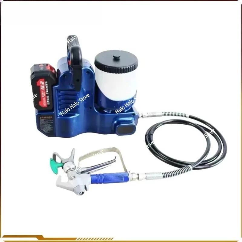 High-pressure Lithium Battery Airless Sprayer Electric Charging Paint Small Backpack Spray 6 Adjustable Speeds Painting Machine