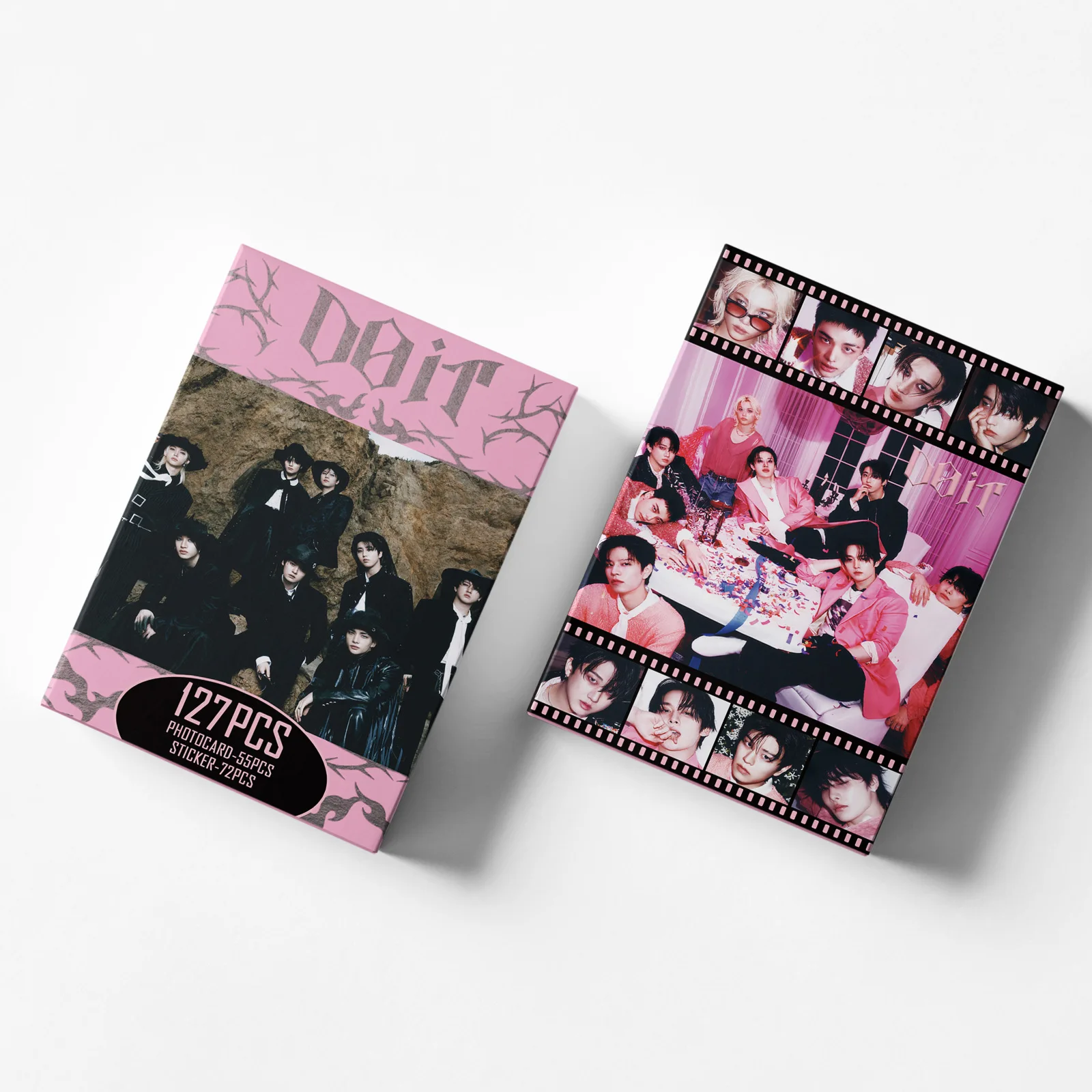 127 قطعة من ألبوم K-Pop Boy Group الجديد بطاقات فلاش 'DO IT'، ملصقات النجوم، بطاقات الصور، مقتنيات مروحة LOMO على الوجهين #6