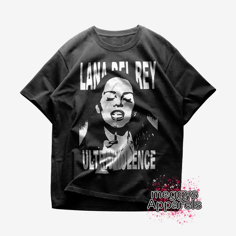 Unisex  LANA DEL REY  Ultraviolence  Born To Die  T-shirt  Cotton Tee