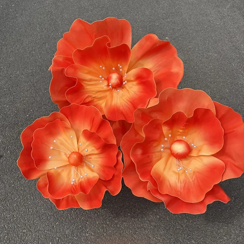 Wedding Props Artificial Flowers Foam Silk Flowers Road Lead Flower Stage Layout  Window Display Garden Decoration Home Decor