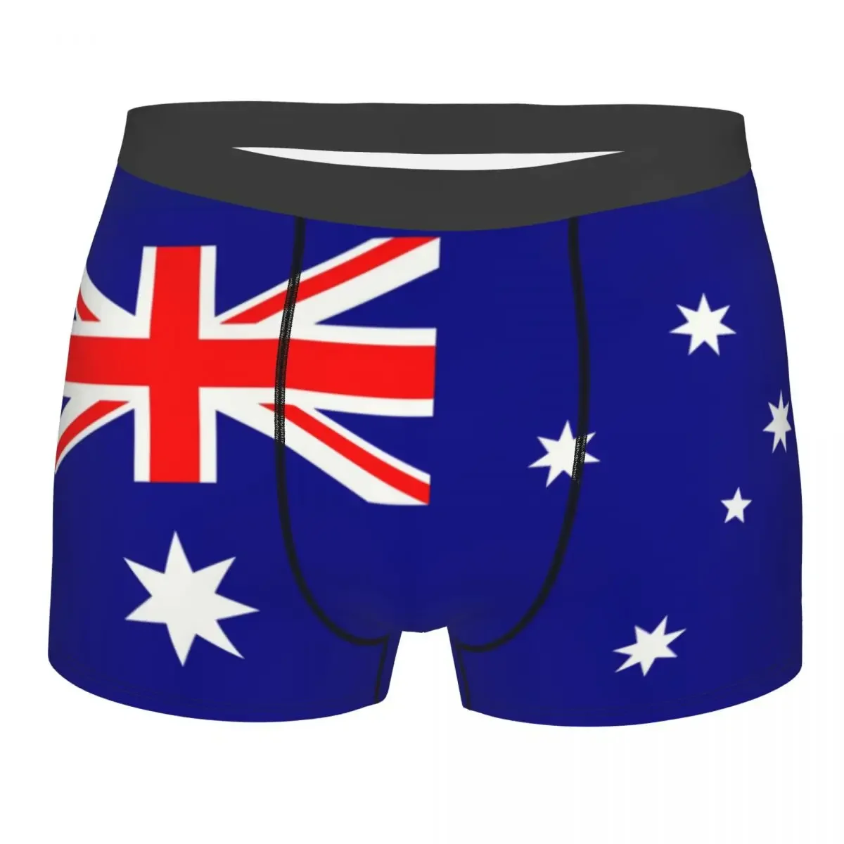 Sexy Australia Flag Boxers Shorts Underpants Men's Stretch Australian Pride Briefs Underwear