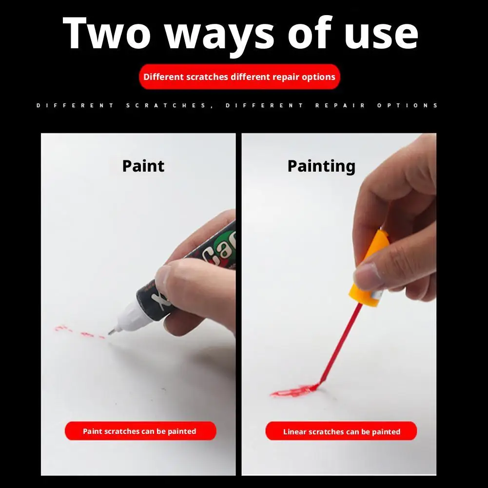 Autokratzer-Reparatur-Lackstift, schwarz, für die Lackreparatur, mehrere Farben erhältlich, Lackreparaturstift, das Kratzzubehör abdeckt