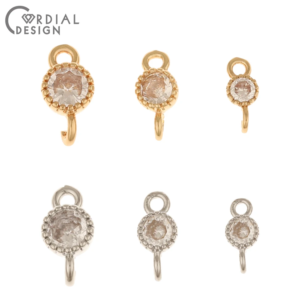 

Cordial Design 100 шт. Сделай Сам Изготовление ювелирных изделий/CZ шармы/круглая форма/разъемы/ручная работа/Ювелирные изделия & компоненты #195375