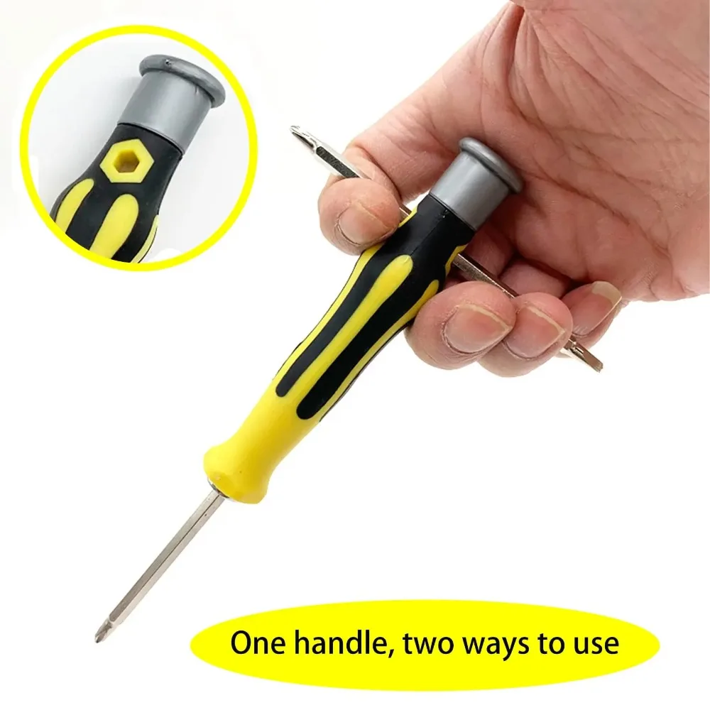 مجموعة مفك براغي 12 في 1، أداة صيانة محمولة متعددة الوظائف على شكل مسطح