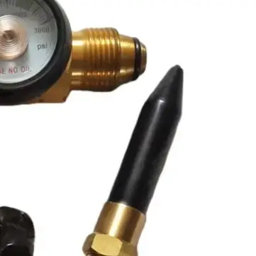 Brass Helium Pressure Regulator With CGA580 G5/8 Thread 1-200 Inlet For Gas Cylinder Inflation Device Valve Reducer Tool