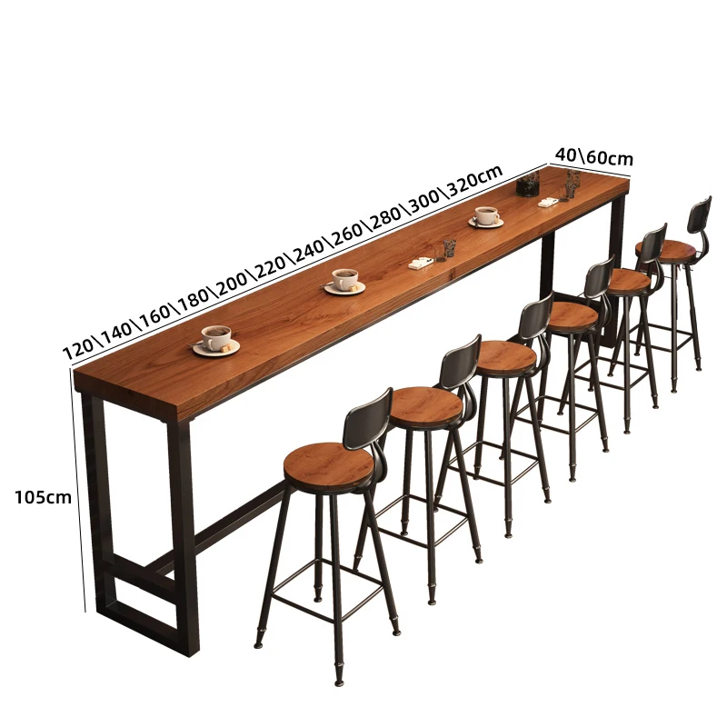 Mesa de Bar de madera maciza para dormitorio de personas mayores, mueble de pared de Alta FYBT para comedor, balcón