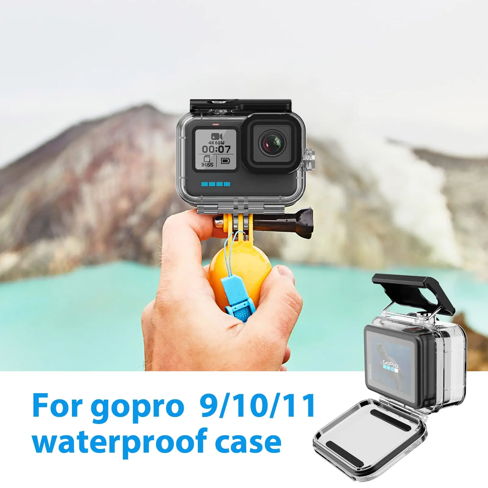 Housing Diving Protective for GoPro Hero 11 10 9 Black Case Waterproof For Go Pro 9 10 GoPro9 Underwater Cover Accessories