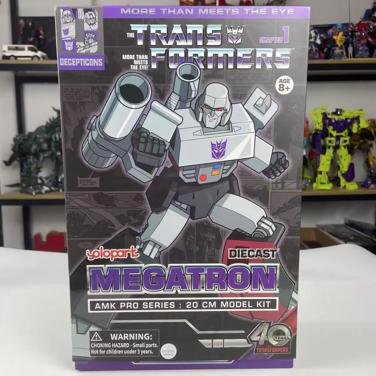 

YOLOPARK Megatron Transformers figure Toy Generation One AMK PRO Series 20cm Megatron Model Kit Transformers Studio Series