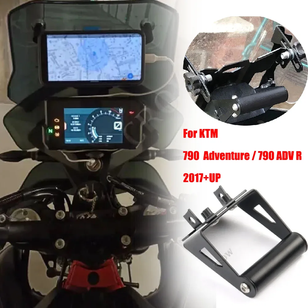 

New Style For KTM 790 Adventure / 790 ADV R 2017+UP Motorcycle GPS Smartphone Mount Phone Navigation Bracket Holder Accessories