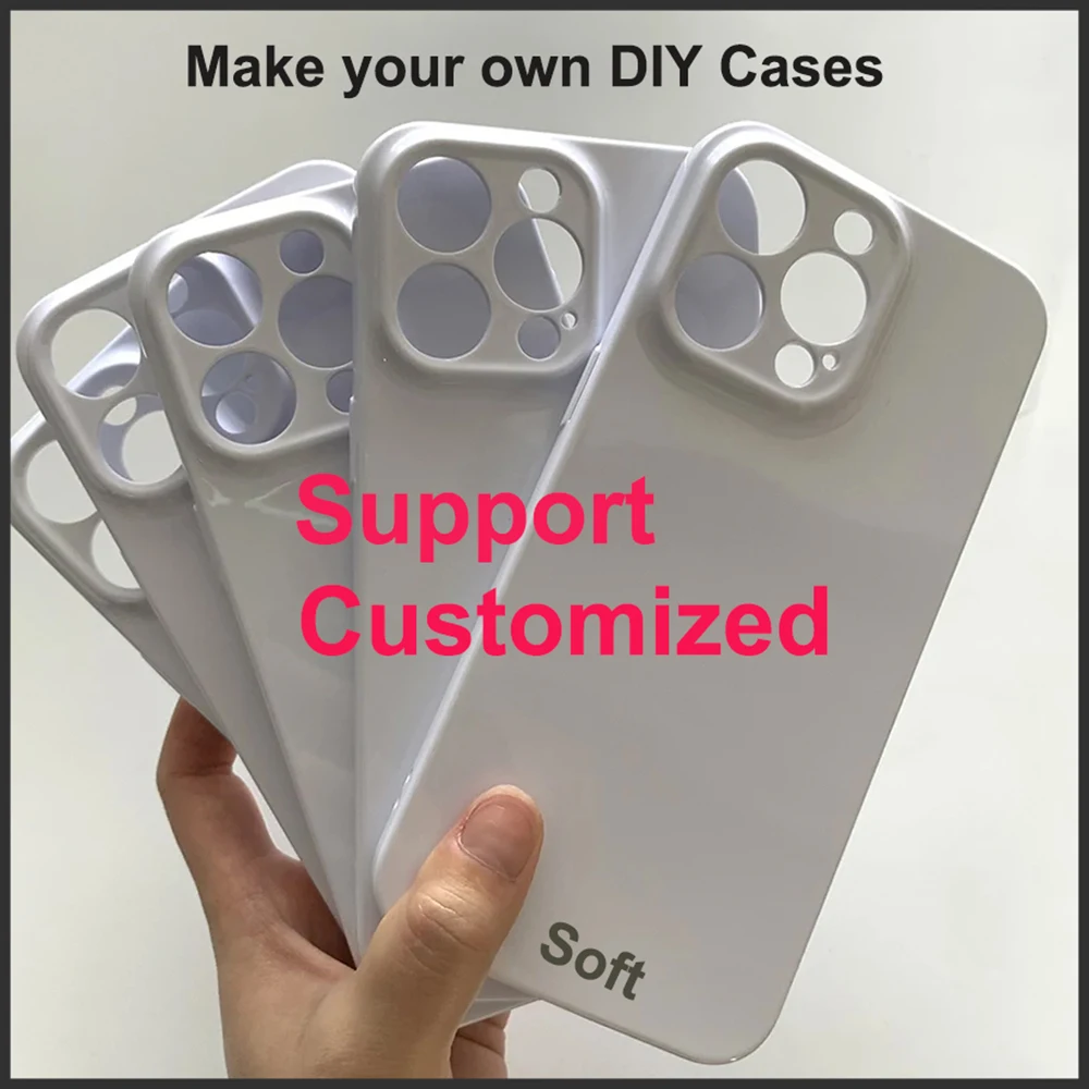 

10pcs 3D Film Sublimation Case for iPhone 17 air 17 16 pro max 15 14 Soft TPU DIY Printing Thermal Transfer Mobile Back Cover