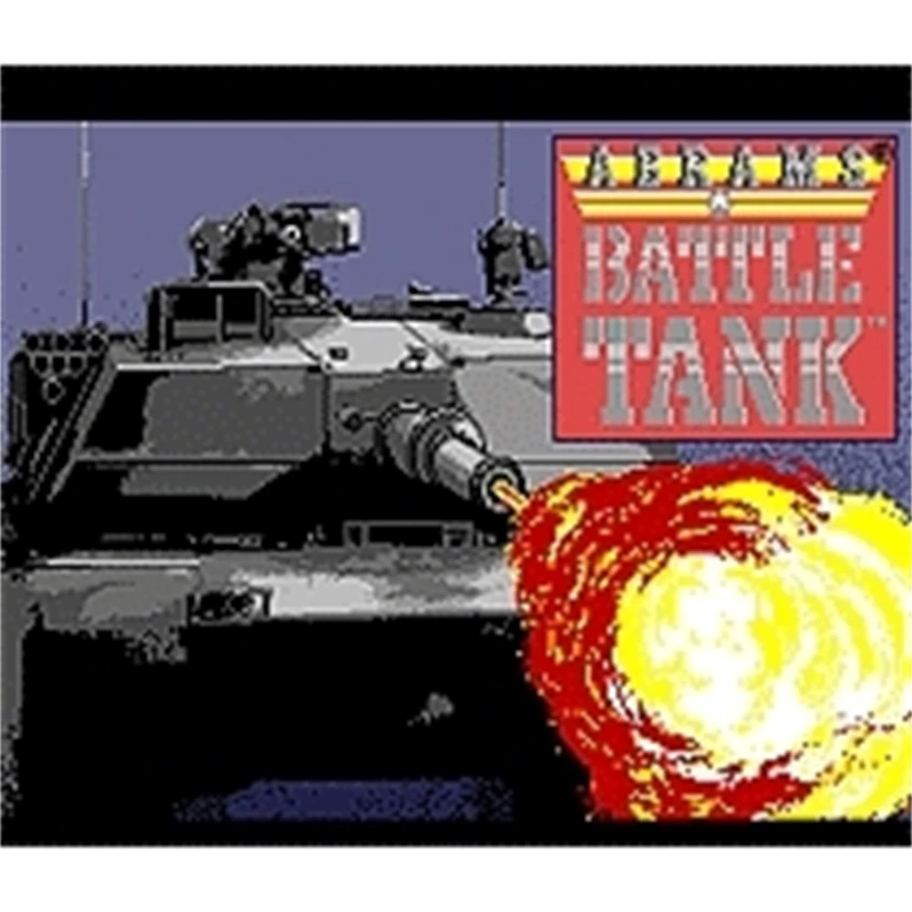 M-1 Abrams Battle Tank  16 bit MD Game Card For Sega Mega Drive For Genesis