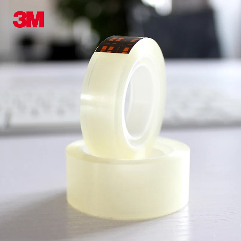 3M Scotch 500 Transparent Tape High-Efficiency Strong Office Adhesive Handmade Tape 12mm 18mm Seal Tapes