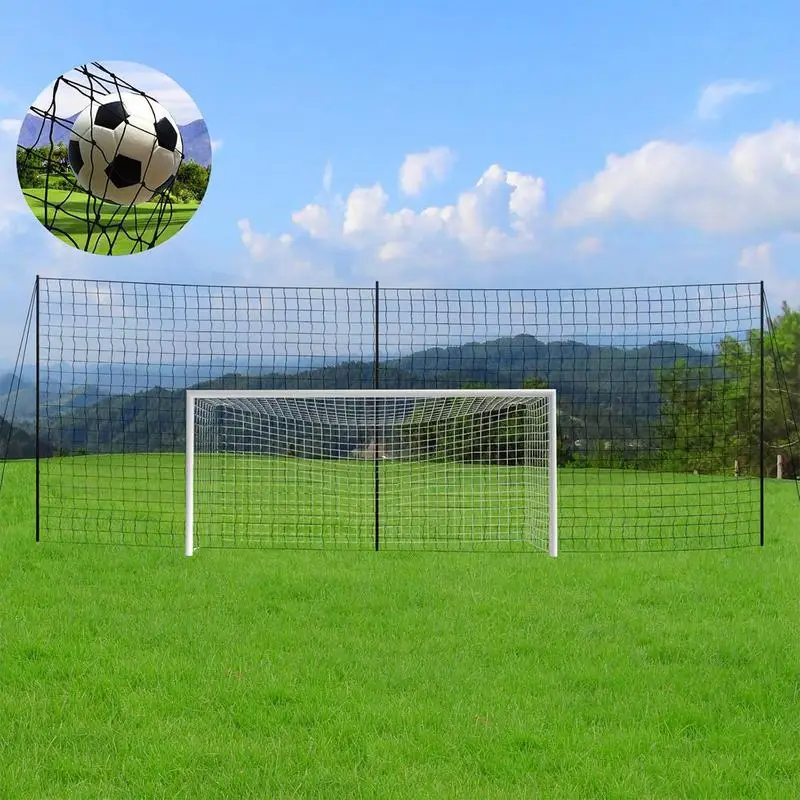 Outdoor Football Training Net Nylon Post Mesh for Football Gate Match Junior Sports Practice Reusable Rebounder Training Tool