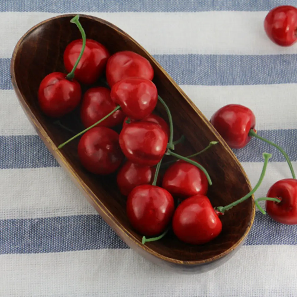 1pc Wooden Tray Japanese Style Light Brown Snack Plate Afternoon Tea Serving Storage Kitchen Tableware Food Tray Decorative