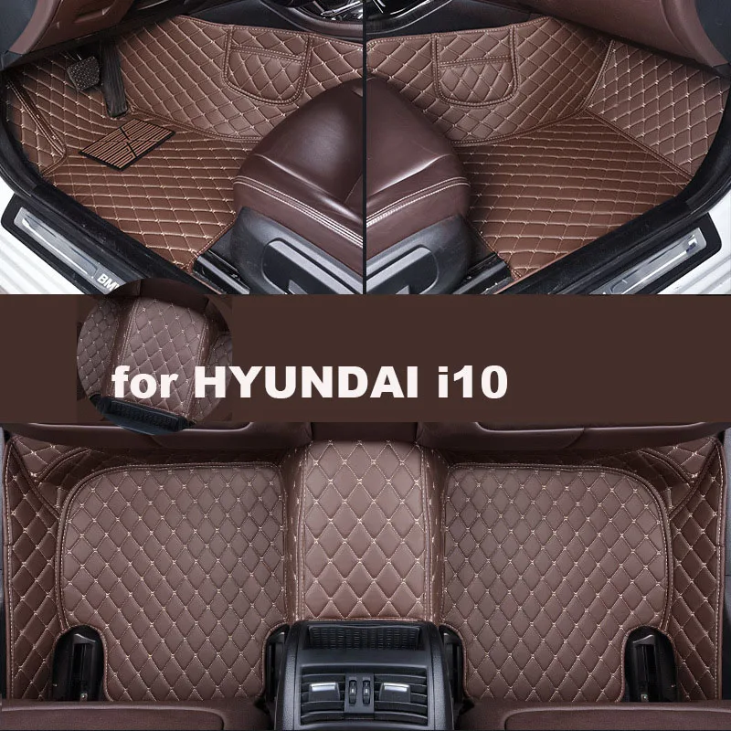 

Автомобильные коврики для HYUNDAI I10 2008-2019, обновленная версия, аксессуары для ног, автомобильные коврики на заказ