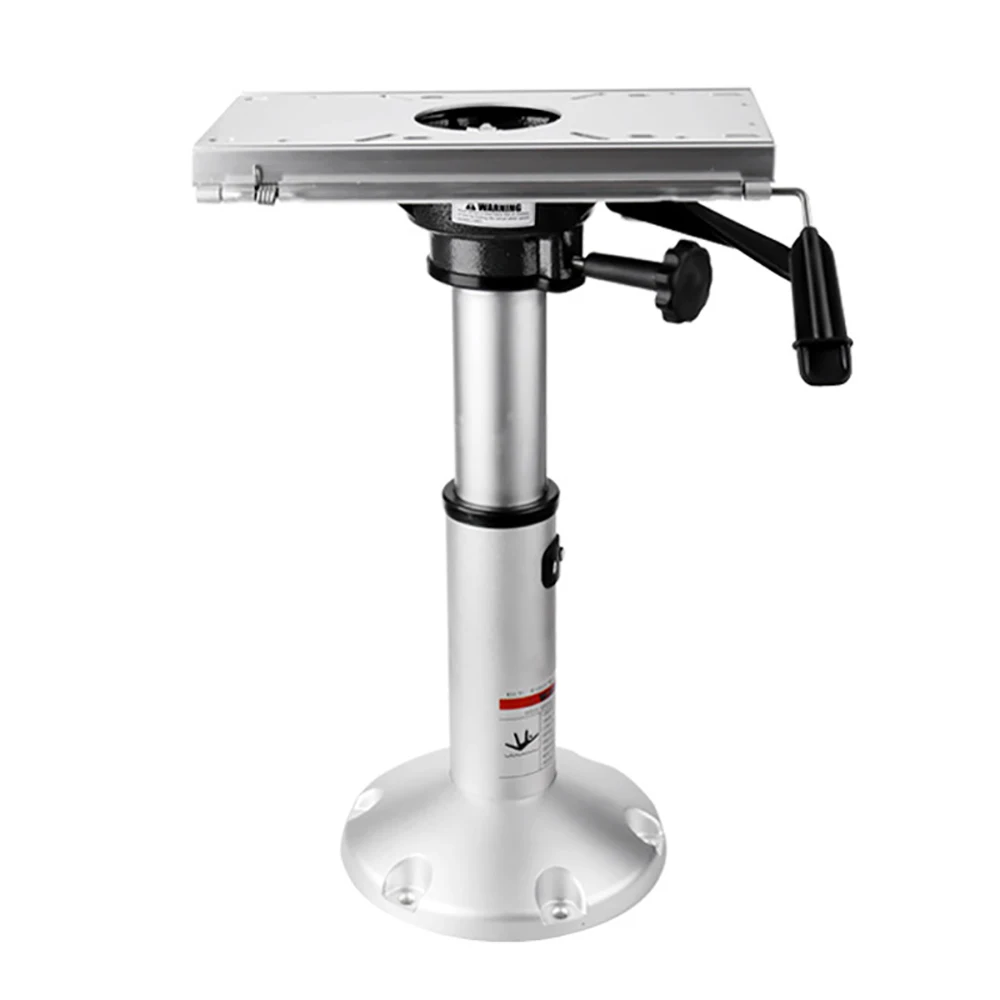 Aluminum Pneumatic Marine Seat Base 360° Rotatable Boat Chair Pedestal Corrosion Resistant Yacht Seat Mount Hardware Accessory ﻿