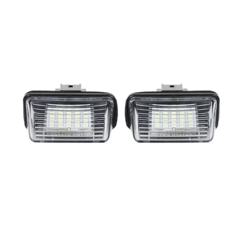 18 LED License Number Plate Light For Citroen C5/C6 206406307 Peugeot 206 207 307 308 406 Rear Trunk License Plate Lamp