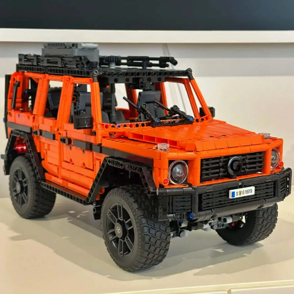 

2026 Новая модель/сюрприз, новогодний рождественский подарок, подарок для мальчика, профессиональная схема модели внедорожника, строительные блоки, новый G5