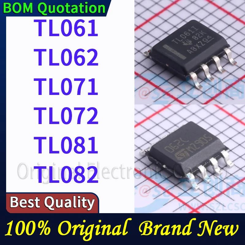 

20pcs/lot TL061 TL062 TL071 TL072 TL081 TL082 In stock Original High quality