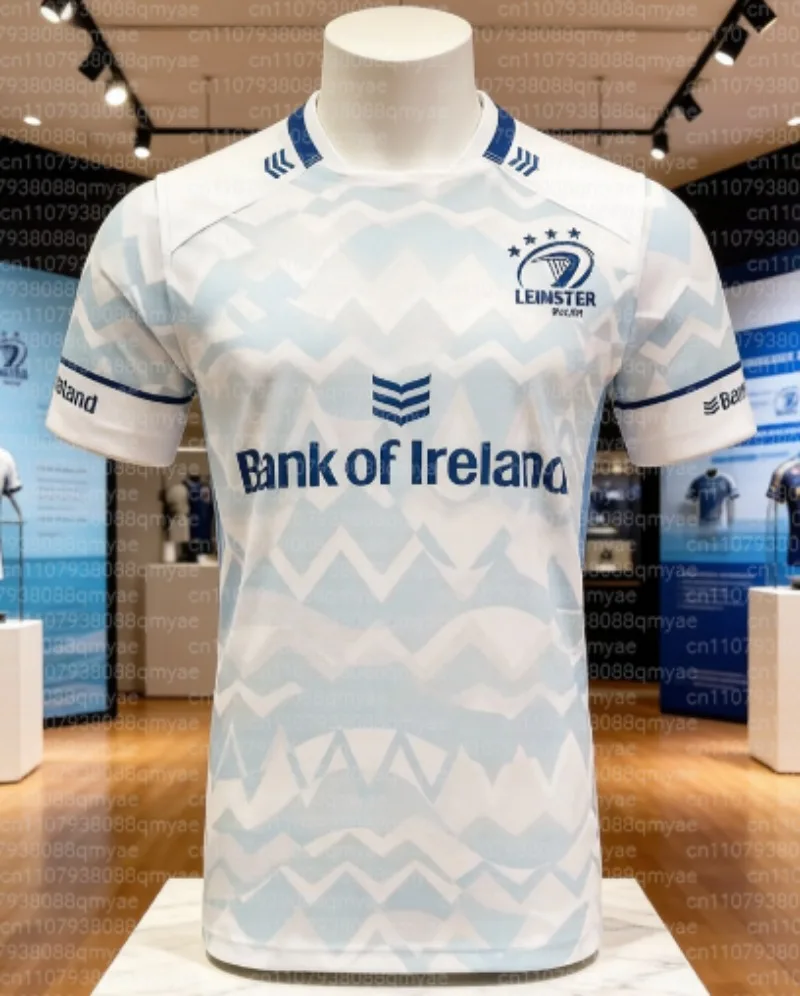 Camiseta de Rugby LEINSTER, Jersey de Rugby para Verano, Deportes al Aire Libre, Tejido Deportivo Suave, Cómodo, Transpirable, de Secado Rápido, para Combinar en Familia