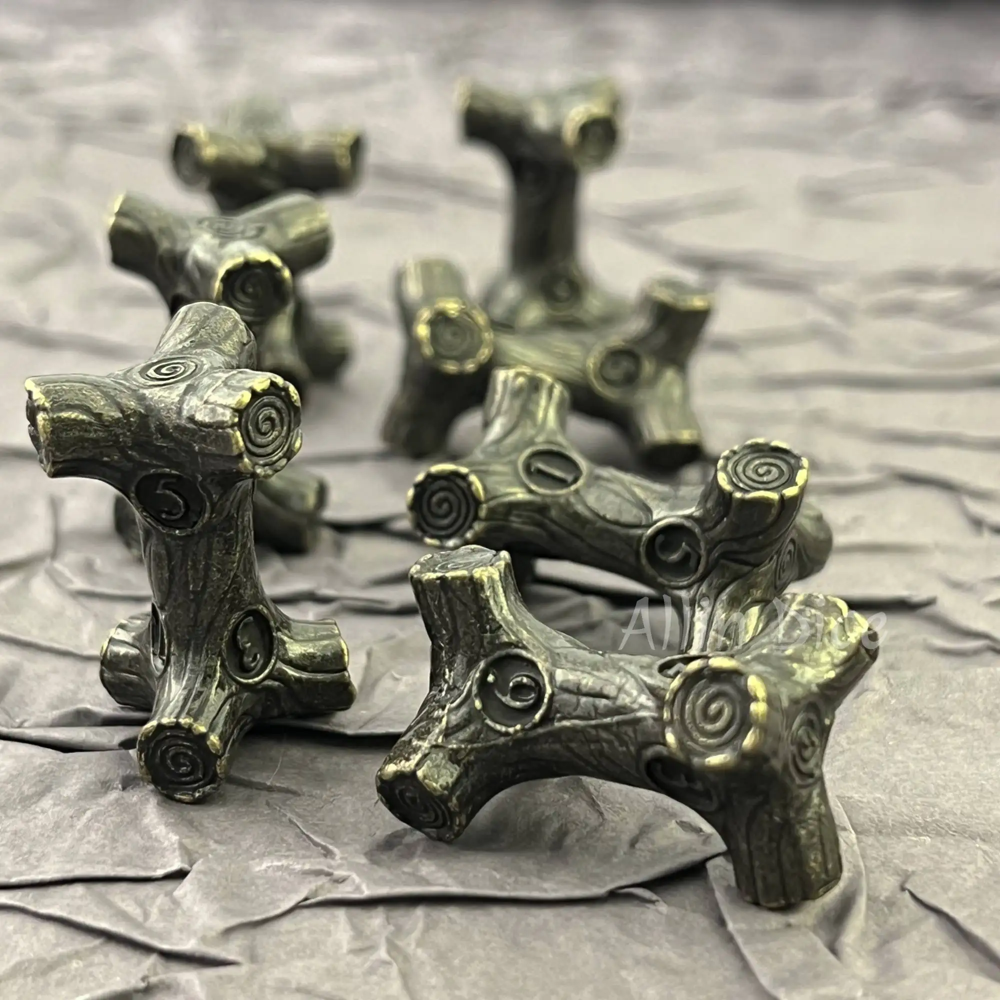 

D6 Branch shape Dice Twig Dice D6 Metal DND Dice Sets for Dungeon and Dragons Role Playing Games Metal RPG Dices Branch Dices